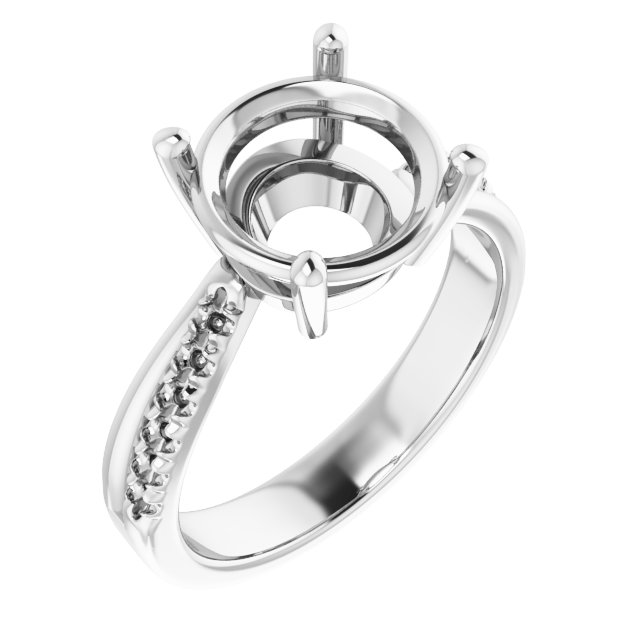 Accented Engagement Ring