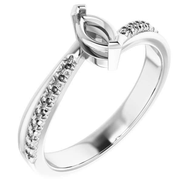 Accented Engagement Ring