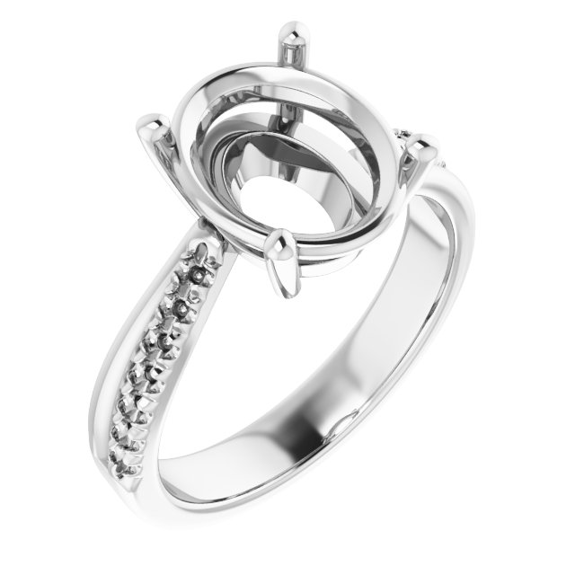 Accented Engagement Ring