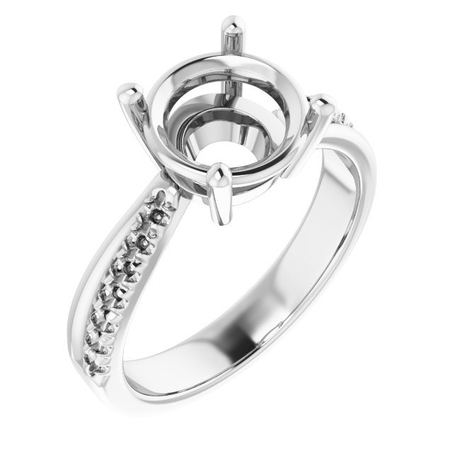 Accented Engagement Ring