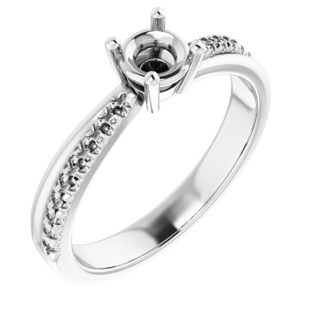 Accented Engagement Ring