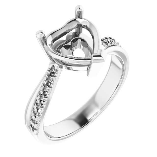 Accented Engagement Ring