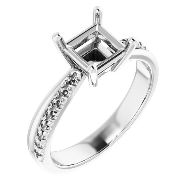 Accented Engagement Ring