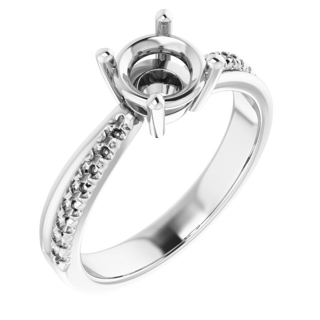Accented Engagement Ring