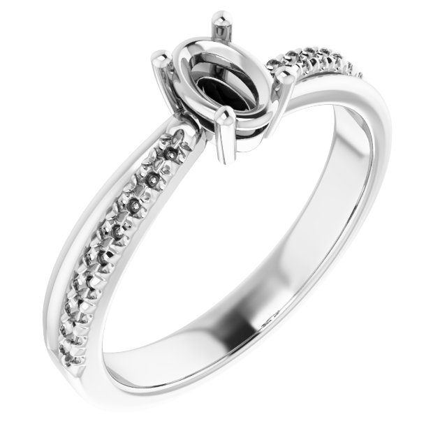Accented Engagement Ring