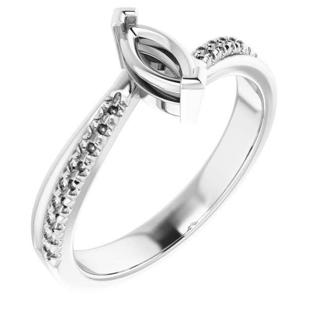 Accented Engagement Ring