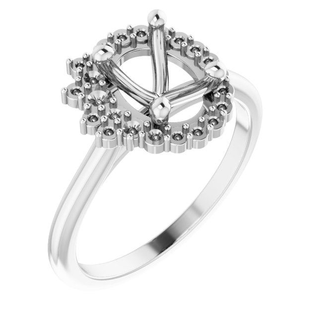 Halo-Style Engagement Ring or Band