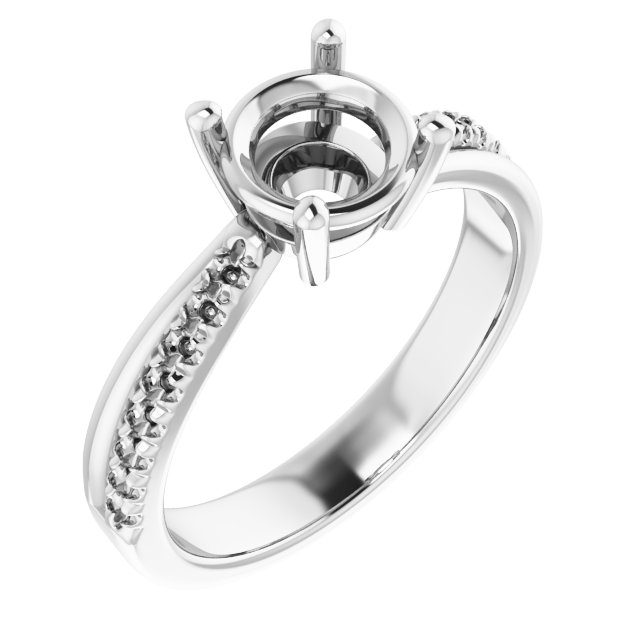 Accented Engagement Ring