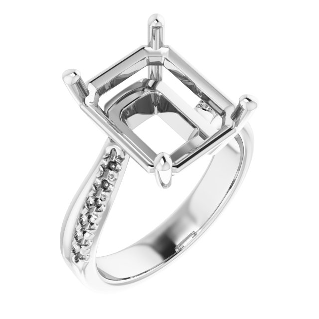 Accented Engagement Ring