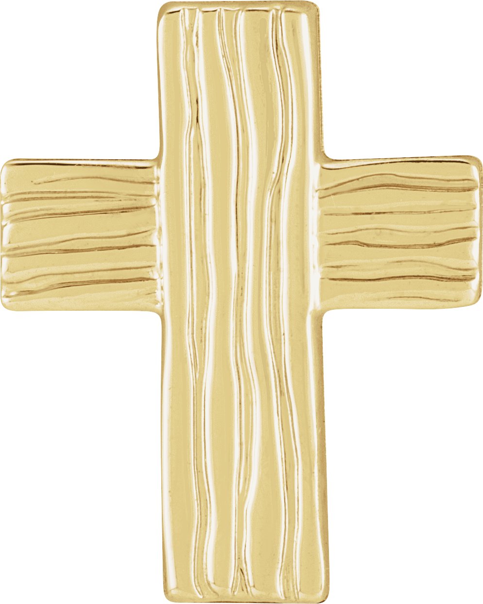 10K Yellow The Rugged Cross® Lapel Pin