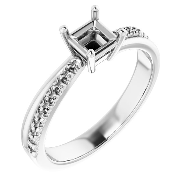 Accented Engagement Ring