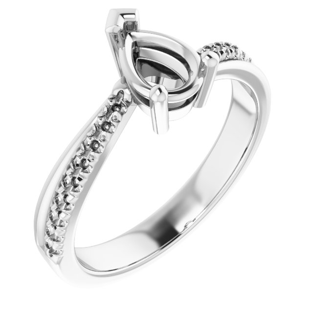 Accented Engagement Ring