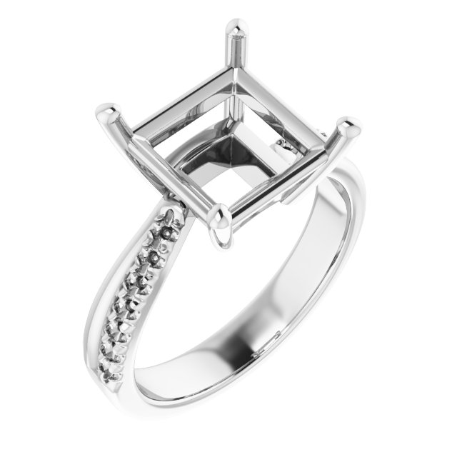 Accented Engagement Ring