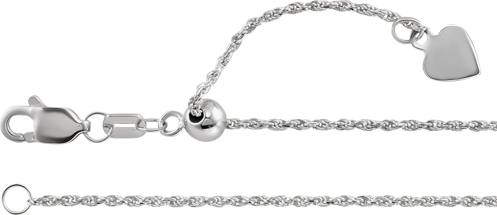 1 mm Adjustable Rope Chain