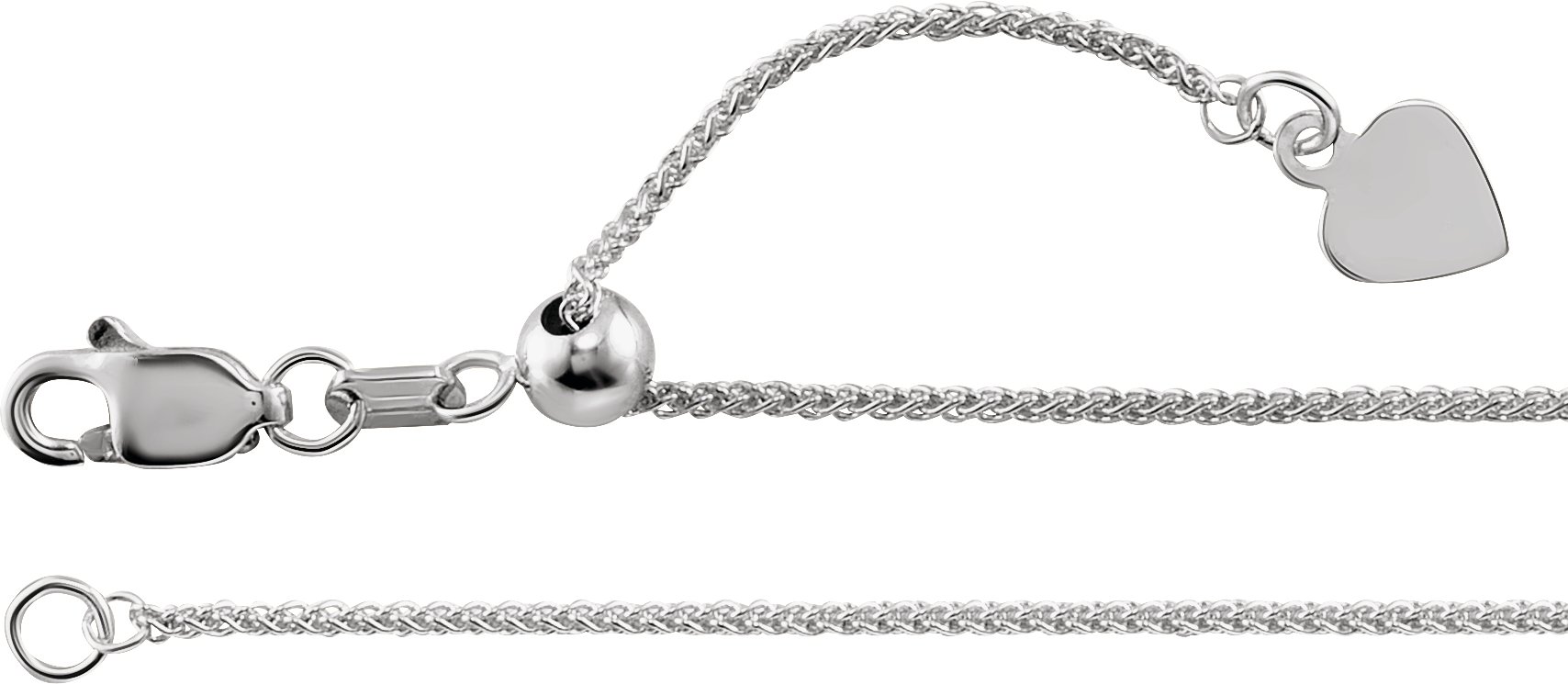 1 mm Adjustable Wheat Chain