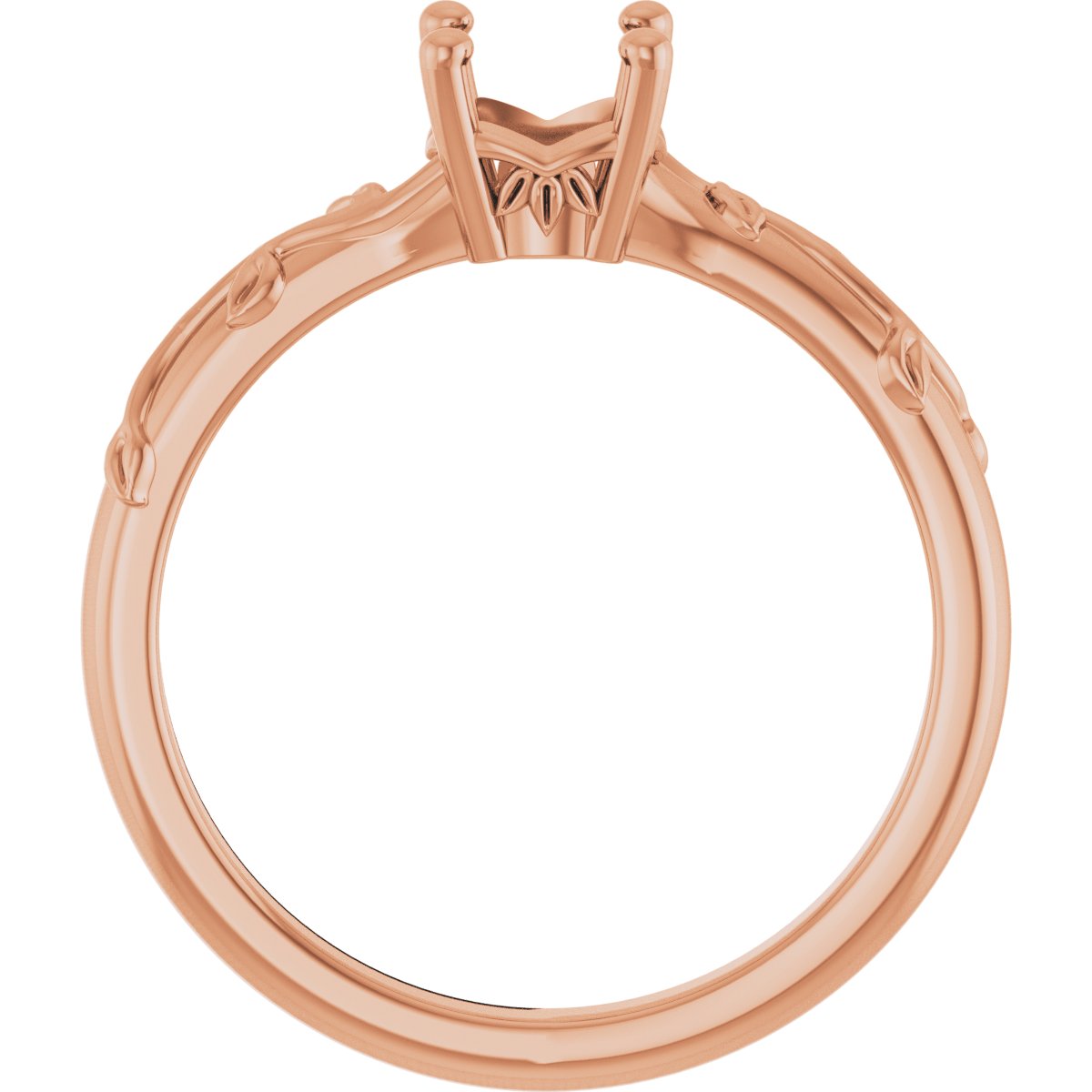 Solitaire Engagement Ring or Band