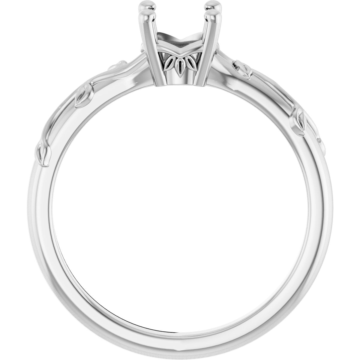 Solitaire Engagement Ring or Band