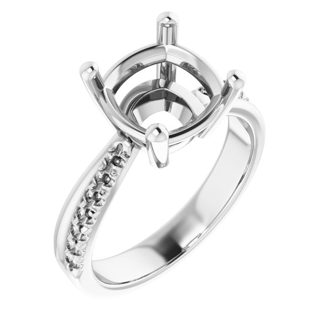 Accented Engagement Ring