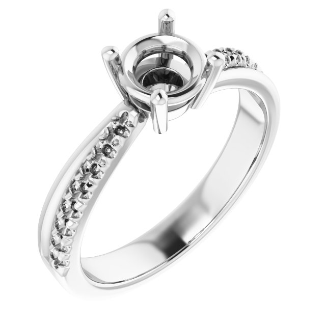 Accented Engagement Ring