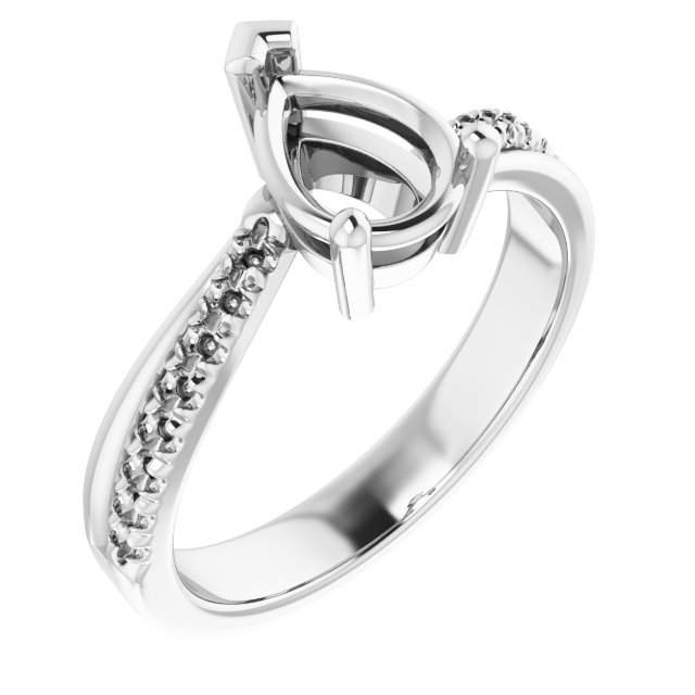 Accented Engagement Ring