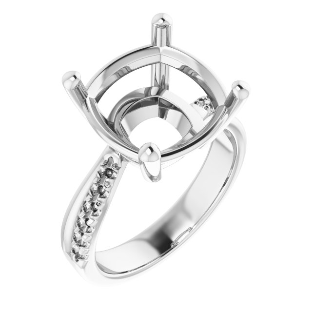 Accented Engagement Ring