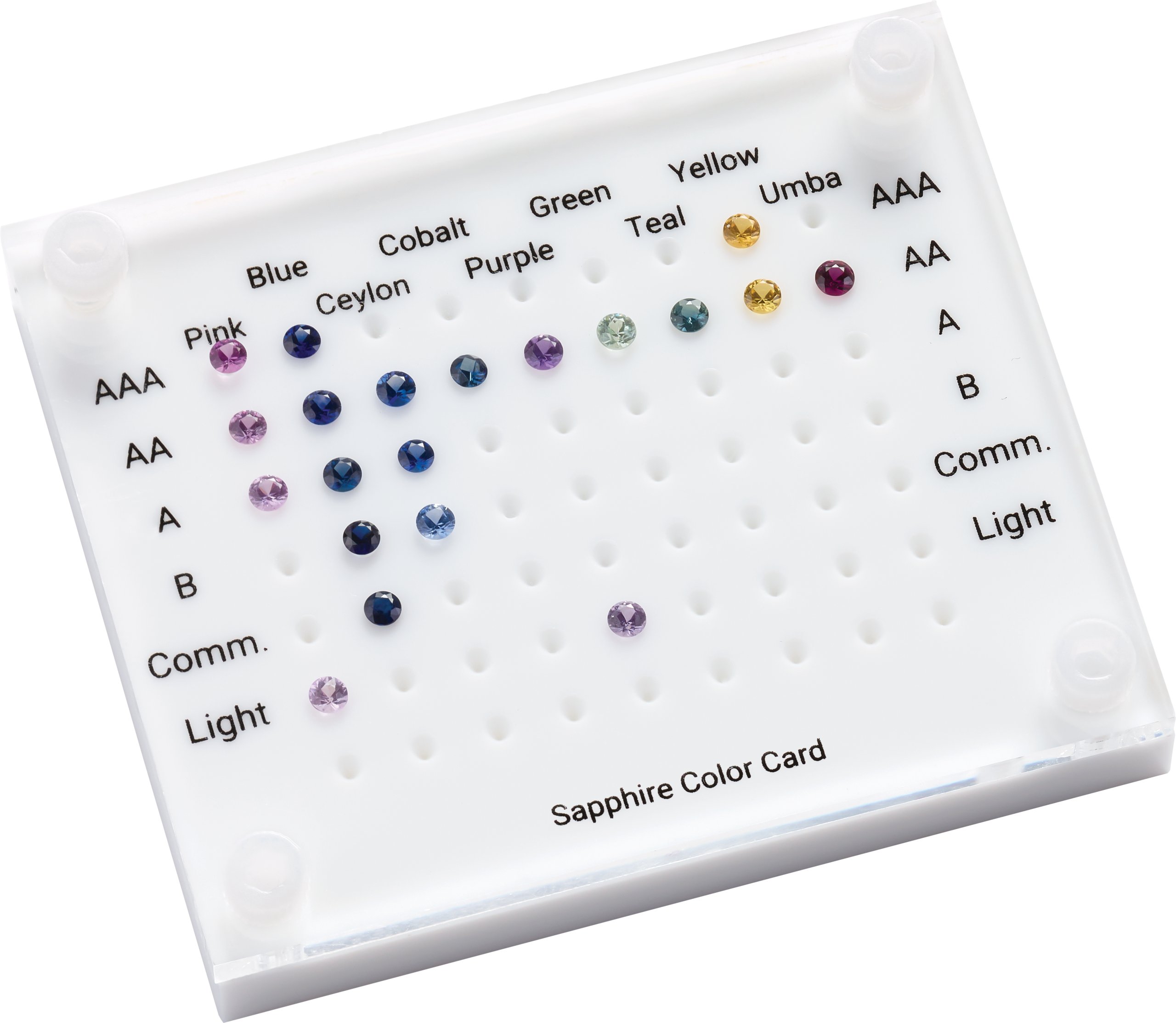 Sapphire Color Card