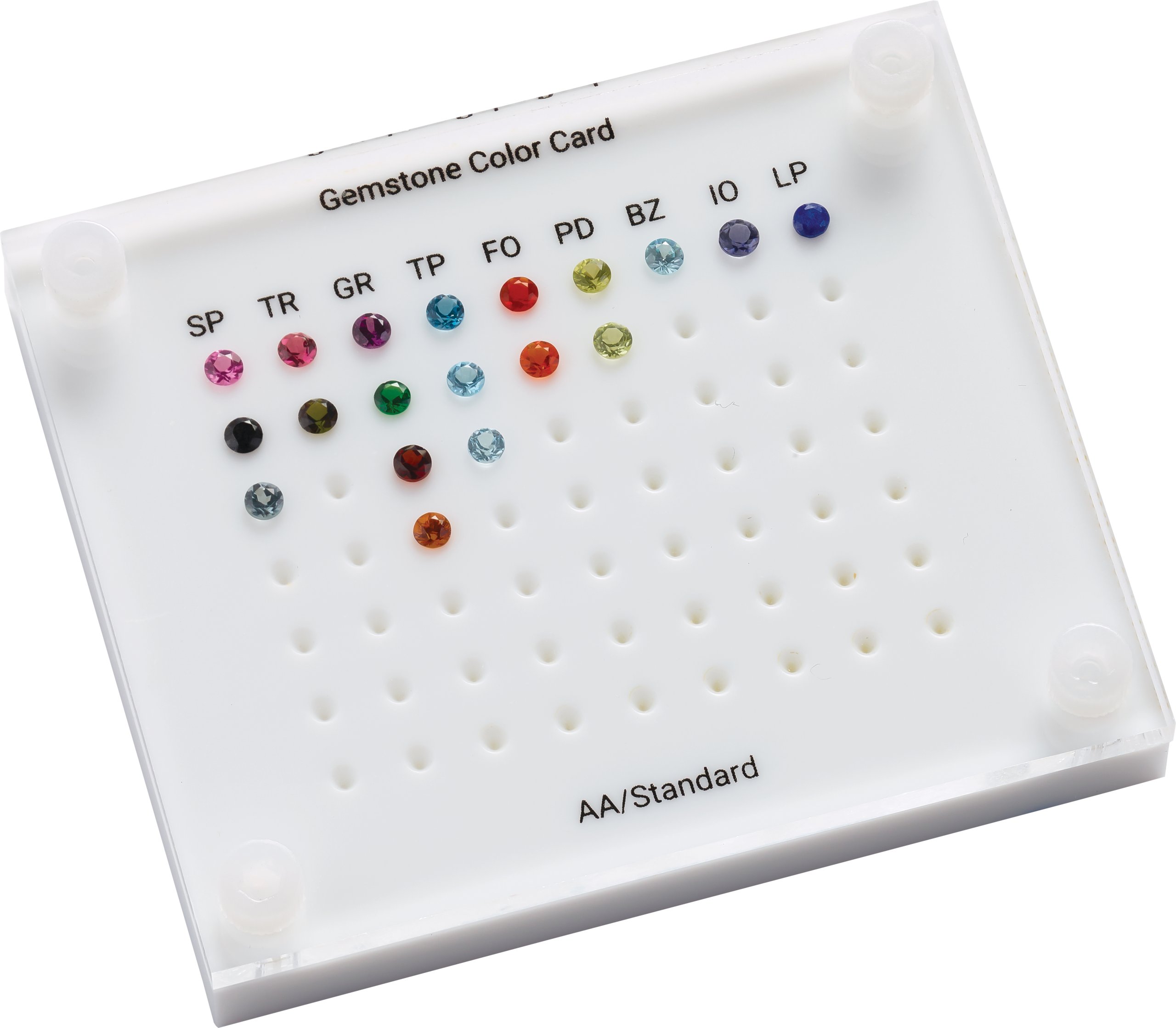 Gemstones Color Card
