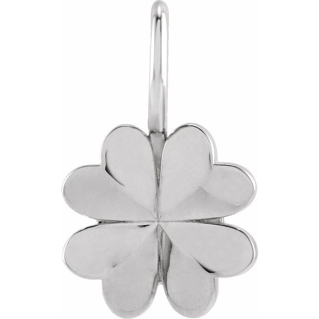 Sterling Silver Four-Leaf Clover Charm/Pendant