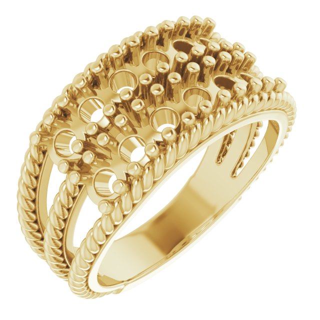 Family Negative Space Ring