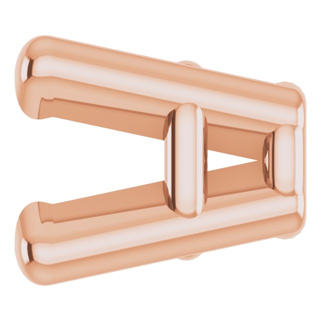 Square 4-Prong Lightweight Earring Setting