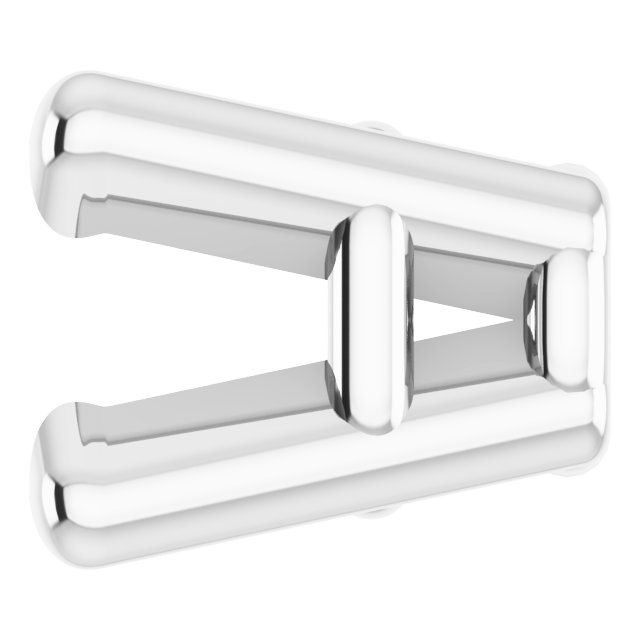 Square 4-Prong Lightweight Earring Setting