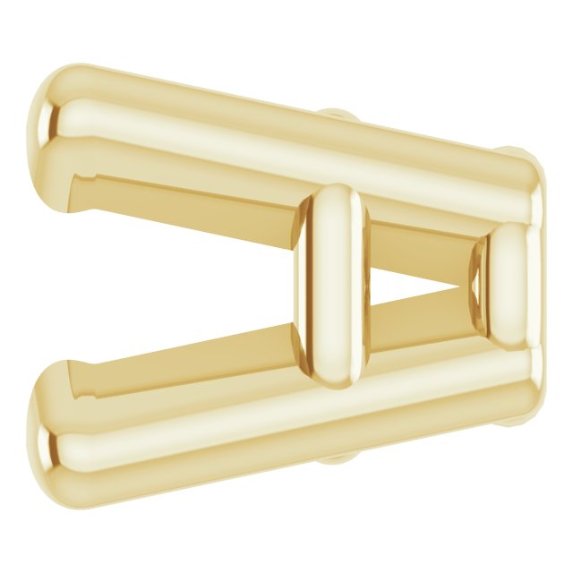 Square 4-Prong Lightweight Earring Setting
