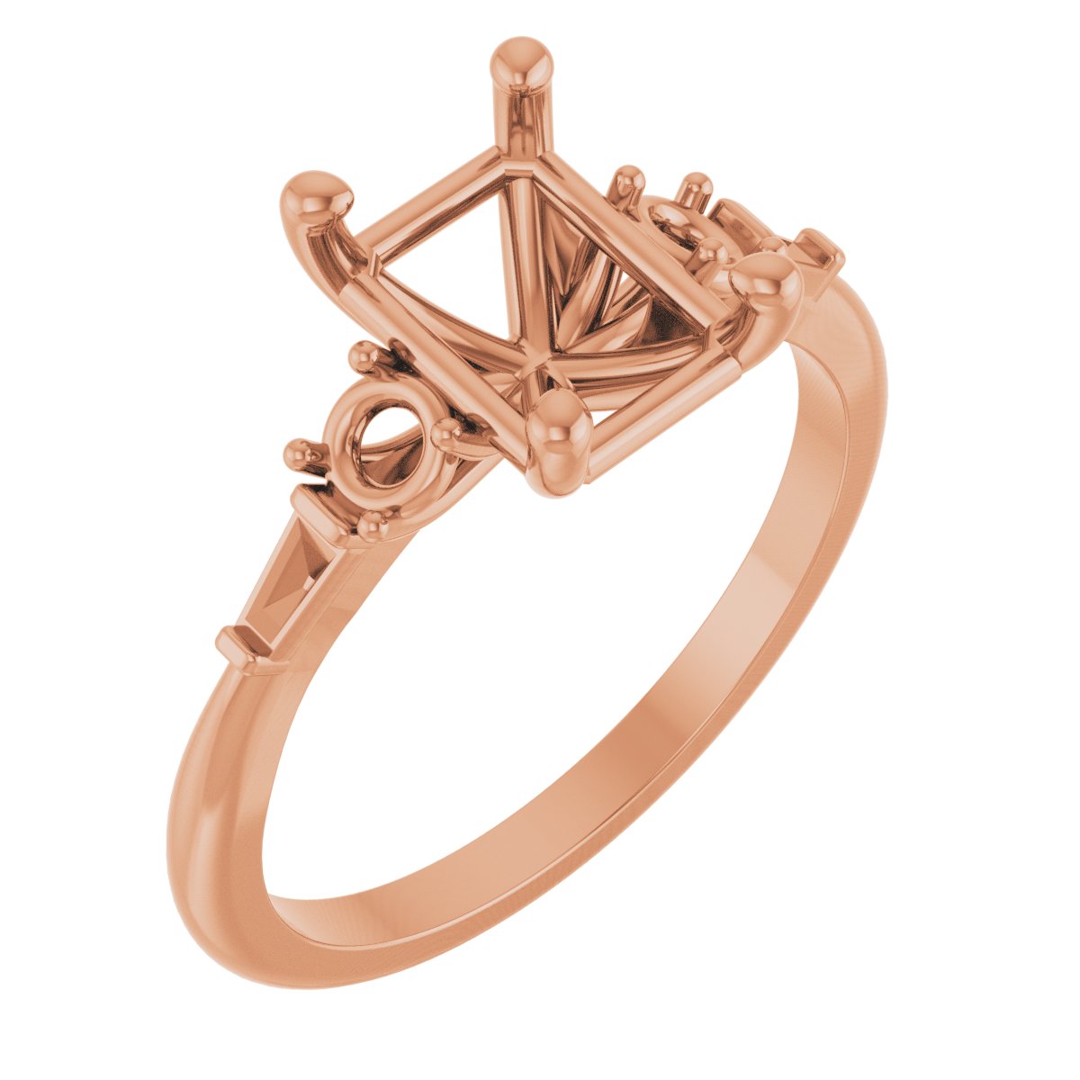 Accented Engagement Ring or Band