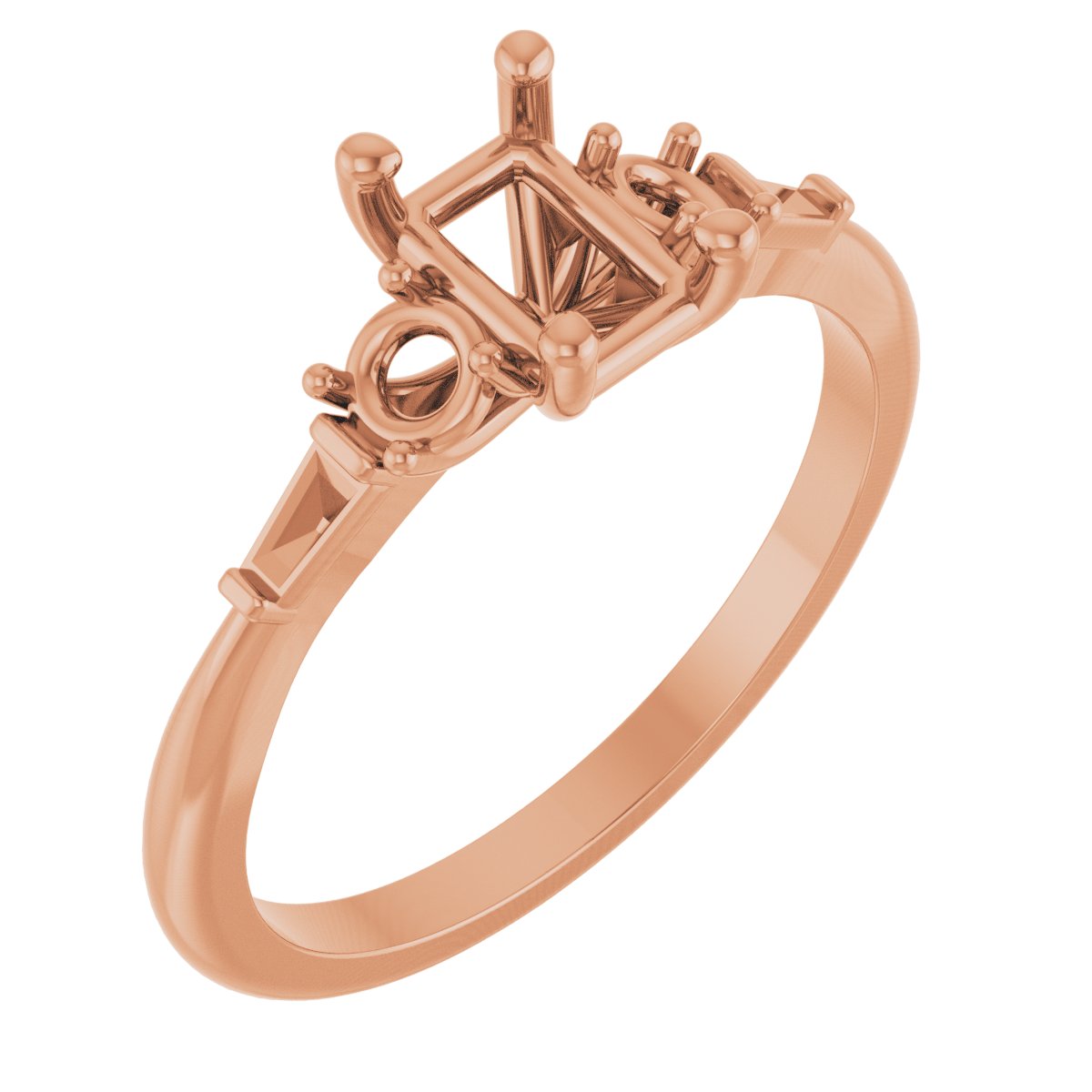 Accented Engagement Ring or Band