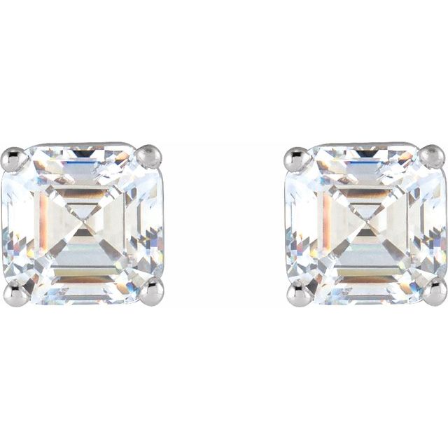 14K White 1/5 CTW Natural Diamond Earrings