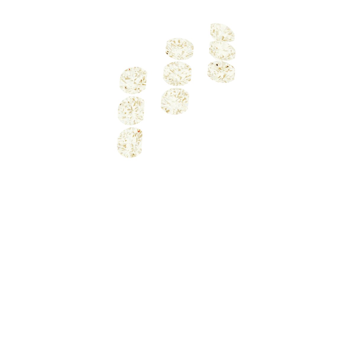 14k Yellow Gold 1/4 Ctw Natural Diamond Band Size 10