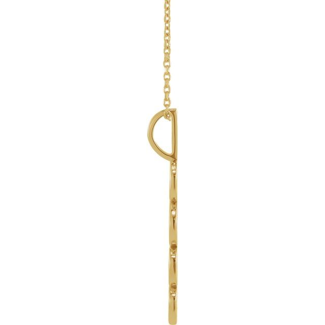 14K Yellow 2022 Year 16-18 Necklace