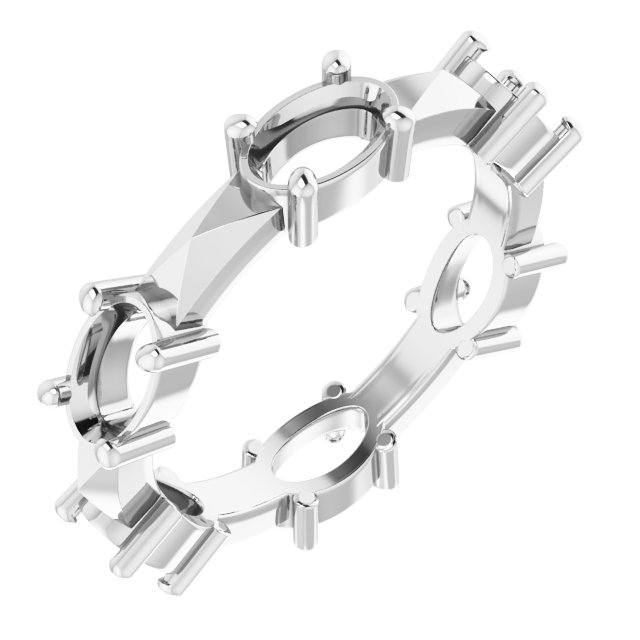 Geometric Eternity Band