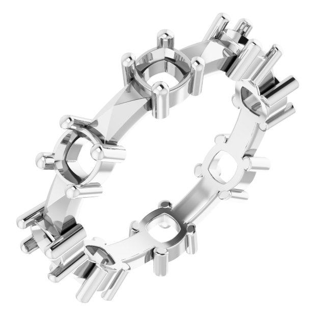 Geometric Eternity Band
