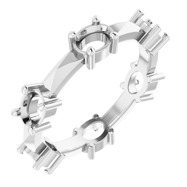 Geometric Eternity Band