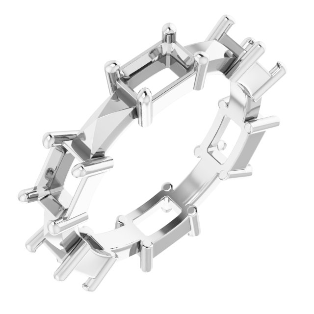 Geometric Eternity Band