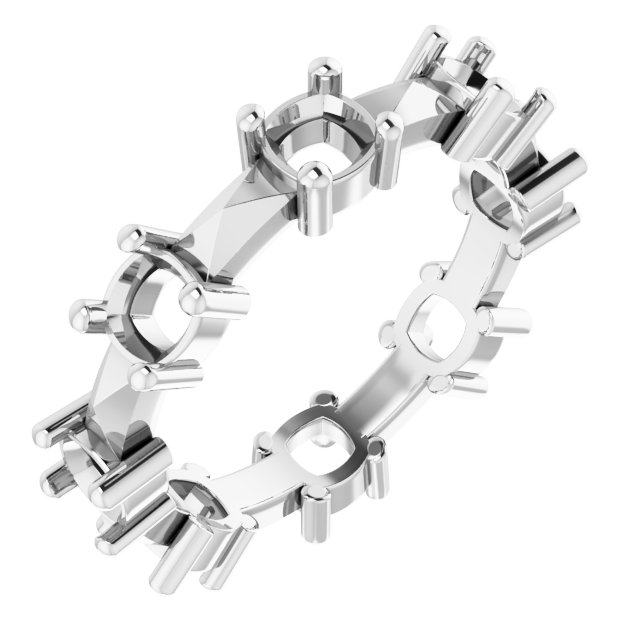 Geometric Eternity Band