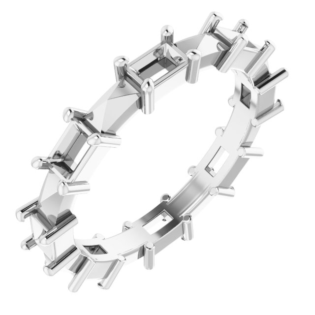 Geometric Eternity Band
