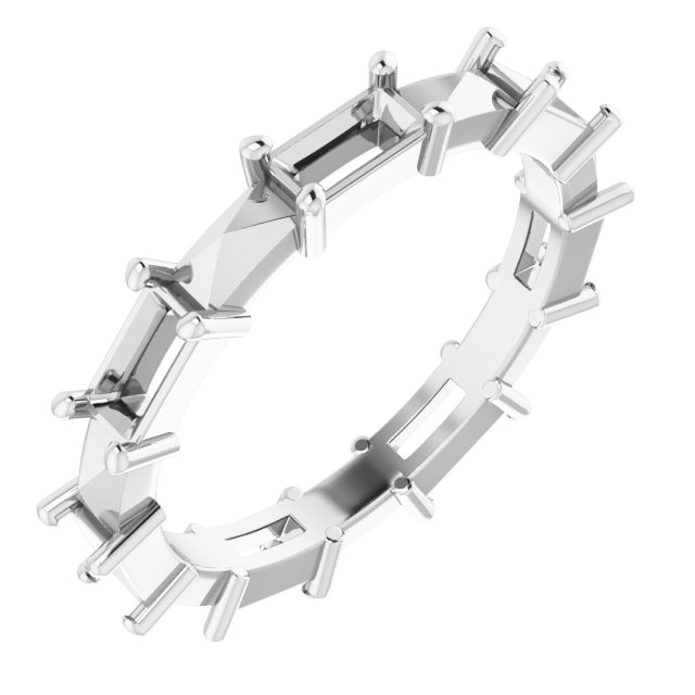 Geometric Eternity Band