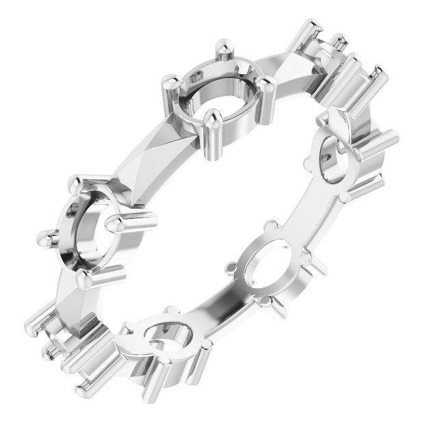 Geometric Eternity Band