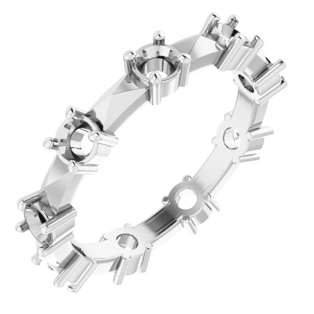 Geometric Eternity Band