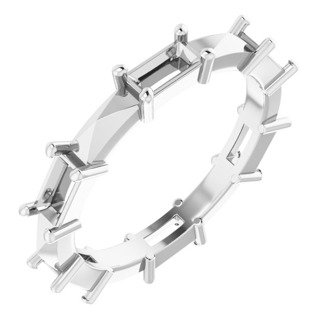 Geometric Eternity Band
