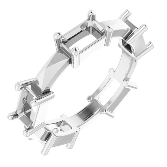Geometric Eternity Band