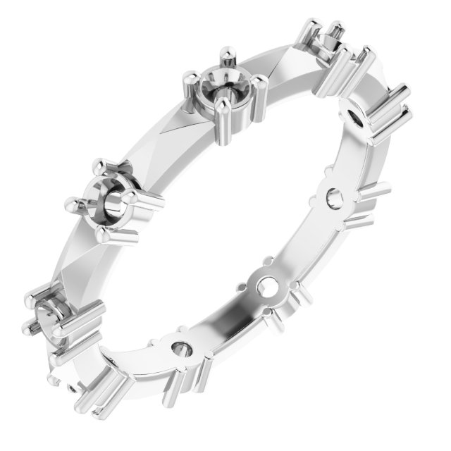 Geometric Eternity Band