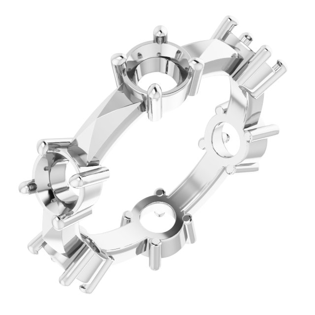 Geometric Eternity Band